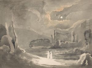 Moonlit Landscape with a Ruined Castle