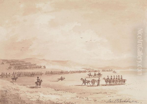 Cavalry Exercising - view 1
