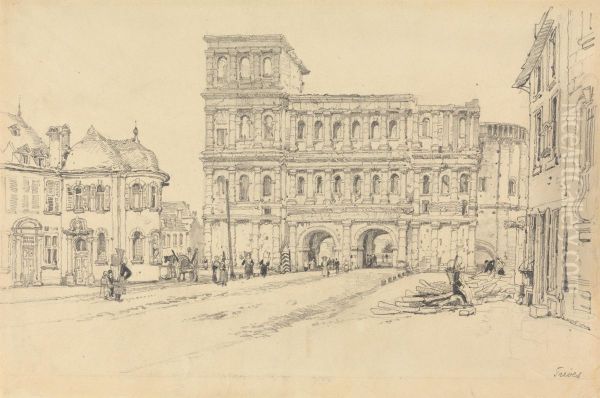 The Porta Nigra, Trier by Samuel Prout