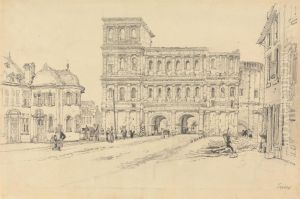 The Porta Nigra, Trier by Samuel Prout