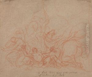 Sketch for "The Conversion of St. Paul" for the Dome of St. Paul's Cathedral by James Thornhill