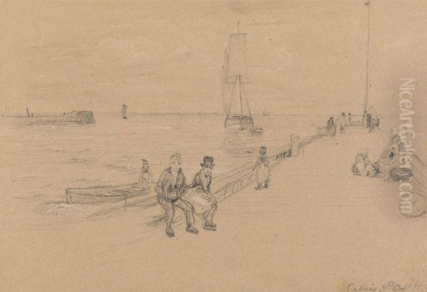On the Pier, Calais - view 1