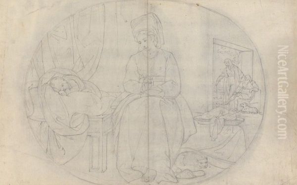Artist's Wife and Child - view 1