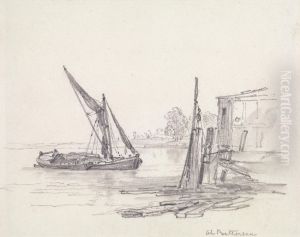View on the Thames at Battersea