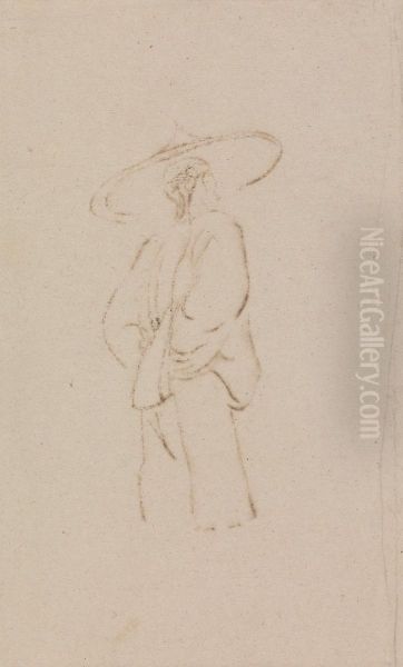 Five Figure Sketches on One Mount - view 1