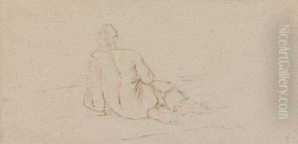 Five Figure Sketches on One Mount - view 1