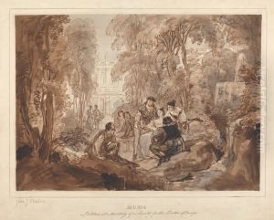 Composition in a Garden
