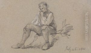 Man Sitting by Sir George Beaumont, 7th Baronet