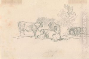 Sketch of Cattle by Sawrey Gilpin