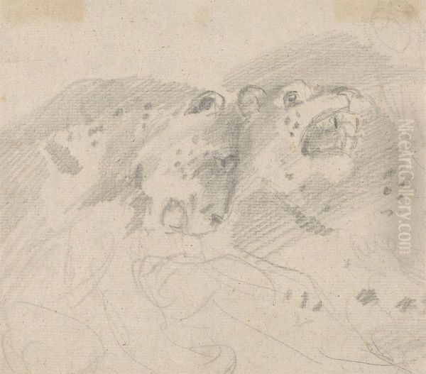 Two Leopards - view 1
