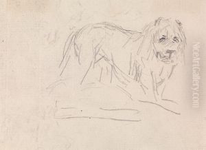 Study of a Lion by Sawrey Gilpin