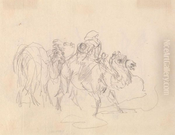 Figures on camels - view 1
