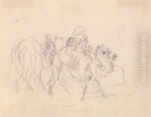 Figures on camels by Sawrey Gilpin