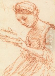 Young Lady with a Book by William Hoare
