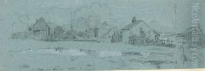 Near Edgware Road, London by John Linnell