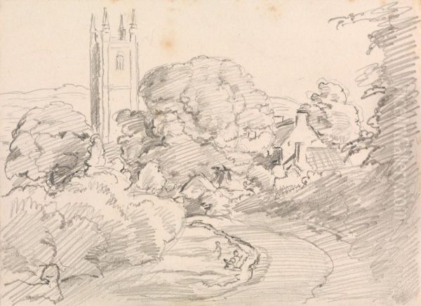 Widecombe Village - view 1