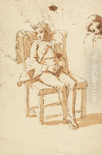 Page Boy Asleep - view 1