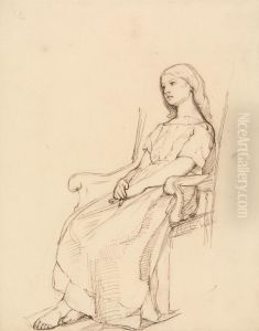 Study of a Young Girl, Seated Study of a Young Girl, Seated