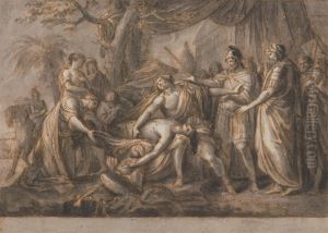 Achilles Lamenting the Death of Patroclus