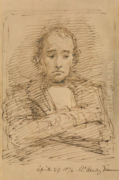 Benjamin Disraeli, Sketched at a Royal Academy Dinner - view 1