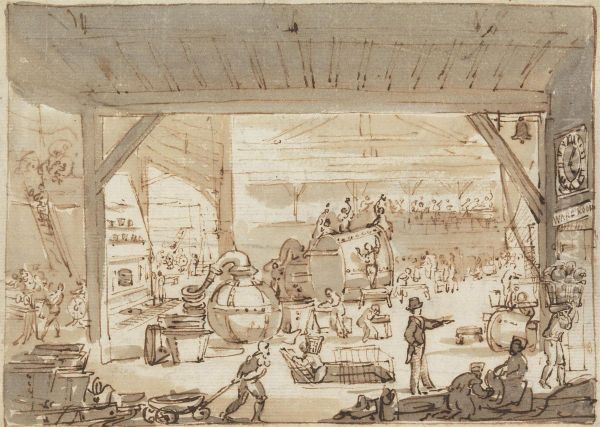 Interior of a Coppersmith's, Shoe Lane - view 1