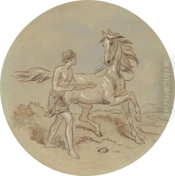 One of eighteen designs for a series of plates illustrating Venus and Adonis - view 1
