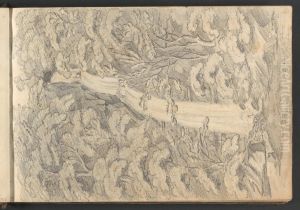 Lidford Fall by William Brockedon