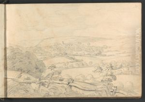 Totnes from Dartington