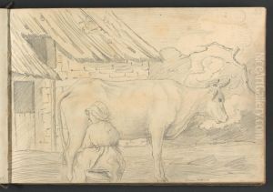 From Nature (A cow and a dairy maid)