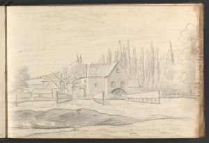 Totnes Mill by William Brockedon
