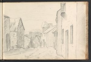 North Gate, Totnes by William Brockedon