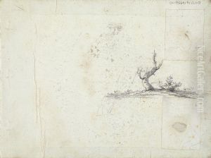 Sketch of a Tree (inverted) by William Brockedon