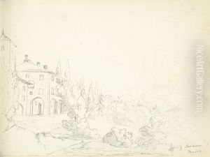 Post House, Massa by William Brockedon