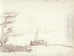 A View of Lake Garda at Desenzano by William Brockedon
