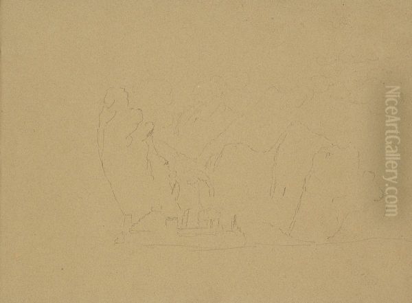 Sketch of Mountains - view 1