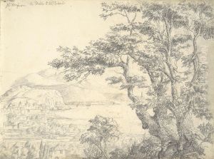 A View of Nice from the Hills in the West by William Brockedon