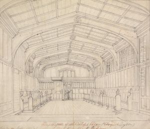 View from the East End by Augustus Pugin