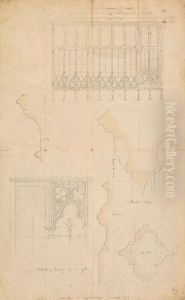 Designs for Side-Screen by Augustus Pugin