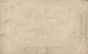 Design for Branch for the Speaker's Chair Design for Branch for the Speaker's Chair