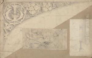 Design for an Ornamented Spandrel by Augustus Pugin