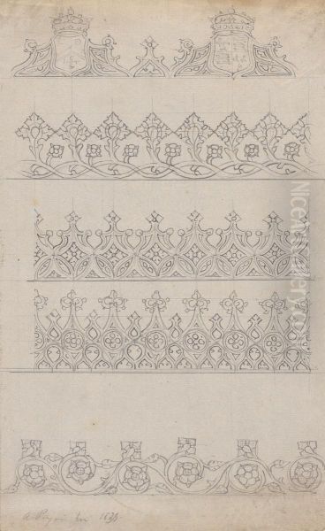 Designs for Gothic Friezes - view 1