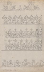 Designs for Gothic Friezes by Augustus Pugin