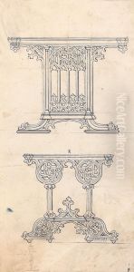 Designs for Gothic Tables by Augustus Pugin