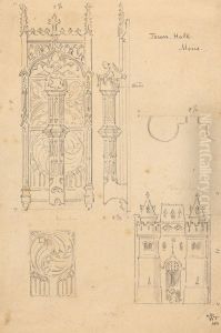 Designs for Town Hall Mons [sic]