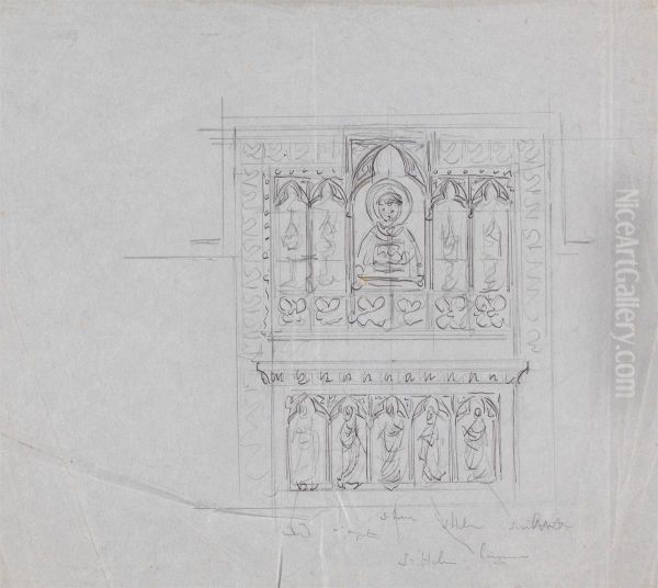 Design for a Stained Glass Window - view 1