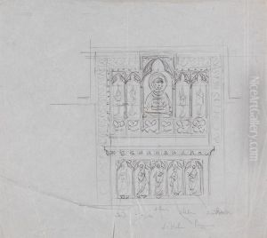 Design for a Stained Glass Window by Augustus Pugin