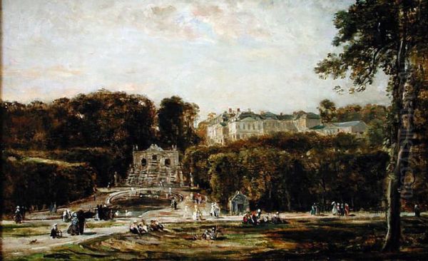 Vue du chateau de Saint-Cloud - view 1
