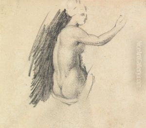 Study ot the Backside of a Nude Figure by Benjamin Haydon