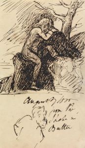 Study of a figure Sitting