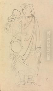 Study of a Woman, Carrying a Child